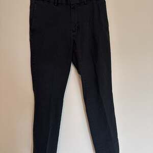 Banana Republic 30x30 Slim Fit Black Pant